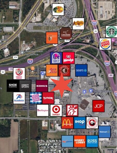 More Photos Of 802-816 Dixieland Rd, Harlingen General Retail For Lease