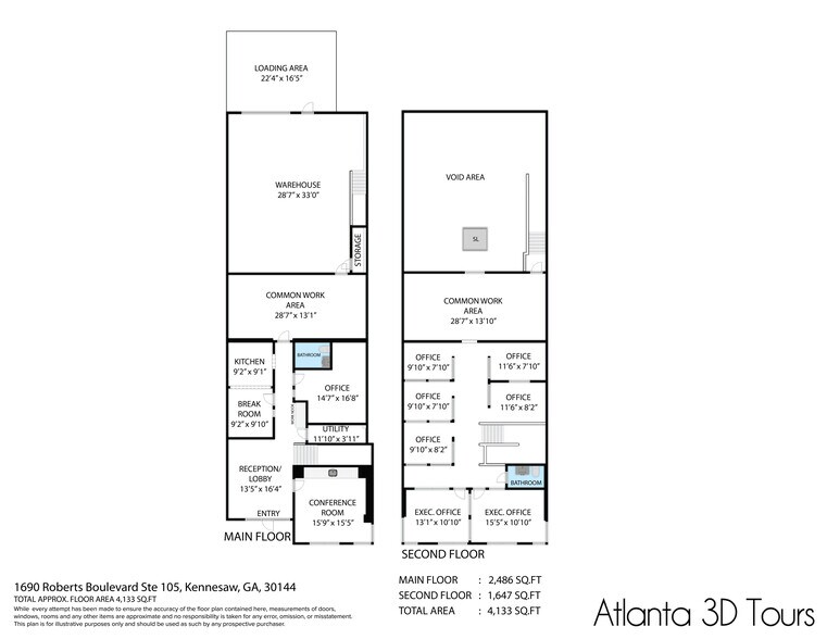 More Photos Of 1690 Roberts Blvd, Kennesaw Warehouse For Sale