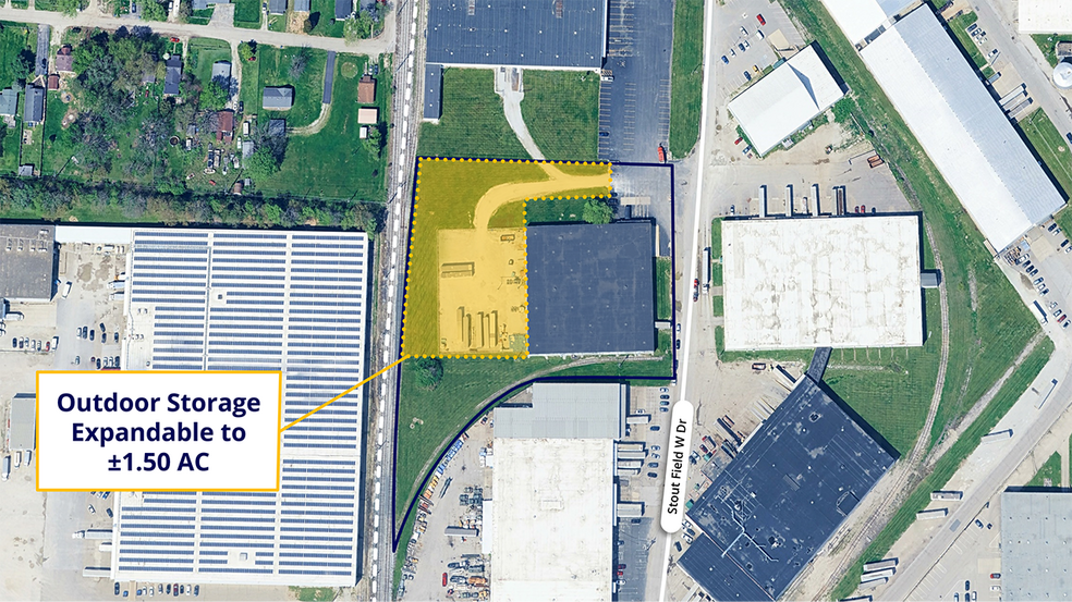 More Photos Of 1950 Stout Field West Dr, Indianapolis Warehouse For Lease