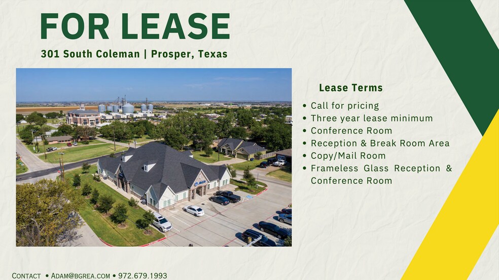 More Photos Of 301 S Coleman St, Prosper Medical For Lease