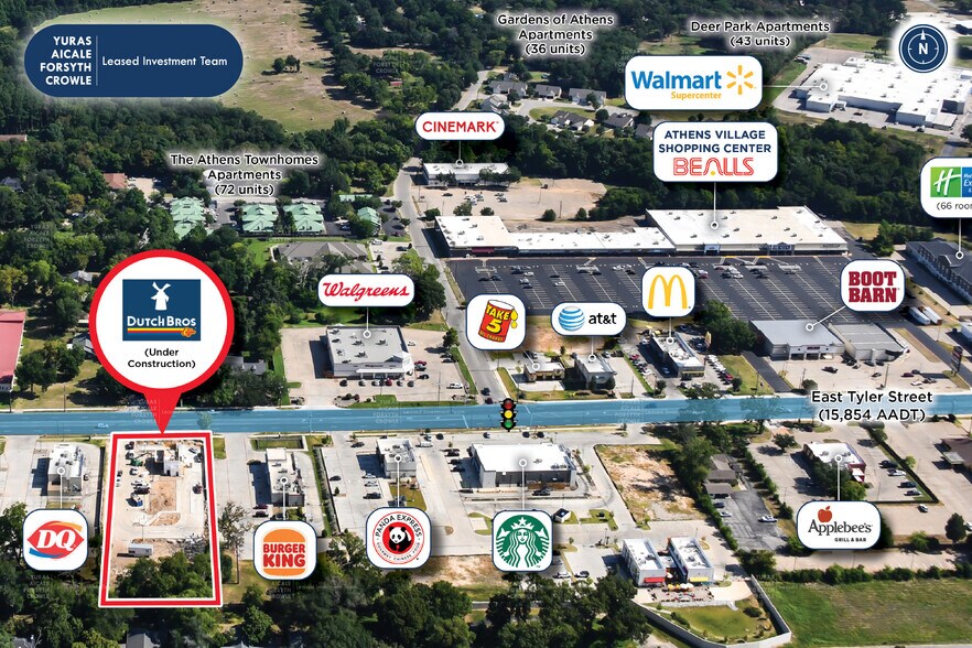 More Photos Of 1002 E Tyler St, Athens Fast Food For Sale