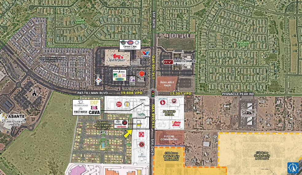 Primary Photo Of SWC Pat Tillman Blve & 163rd Ave, Surprise General Retail For Lease