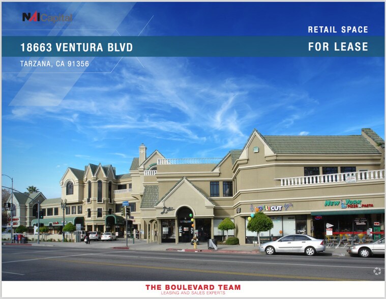 More Photos Of 18645-18663 Ventura Blvd, Tarzana General Retail For Lease