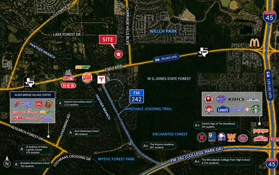 More Photos Of 9077 White Oak Dr, Conroe Flex For Lease