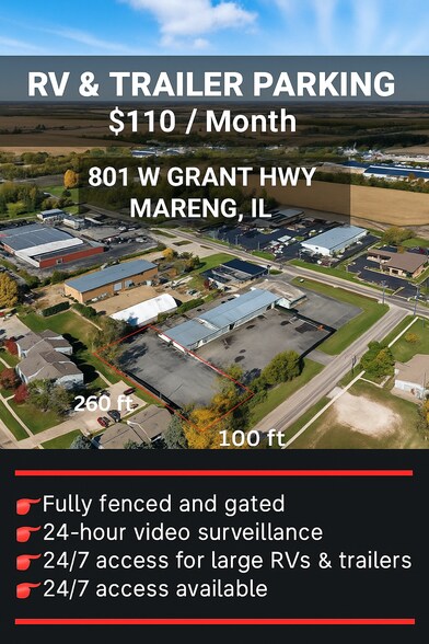 More Photos Of 801 W Grant Hwy, Marengo Freestanding For Lease