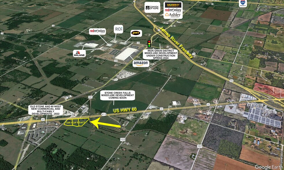 More Photos Of US 60, Republic Land For Sale