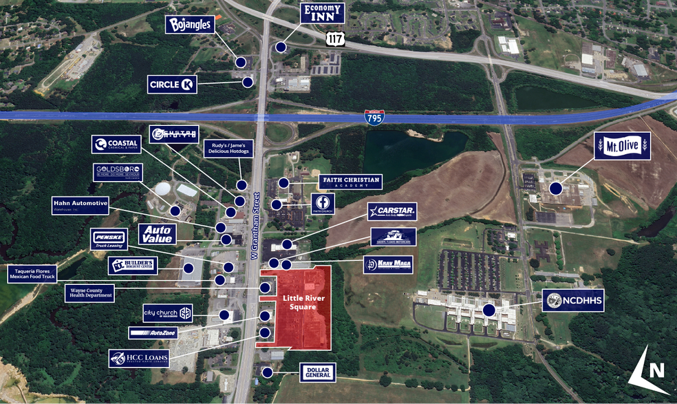 More Photos Of 1308-1320 W Grantham St, Goldsboro General Retail For Sale