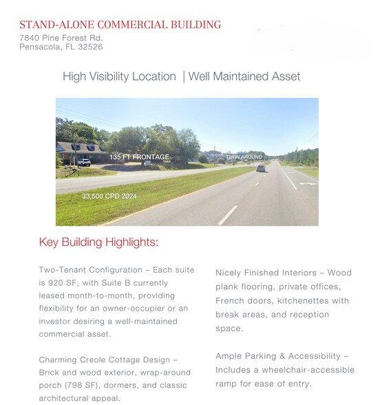 More Photos Of 7840 Pine Forest Rd, Pensacola Office For Sale