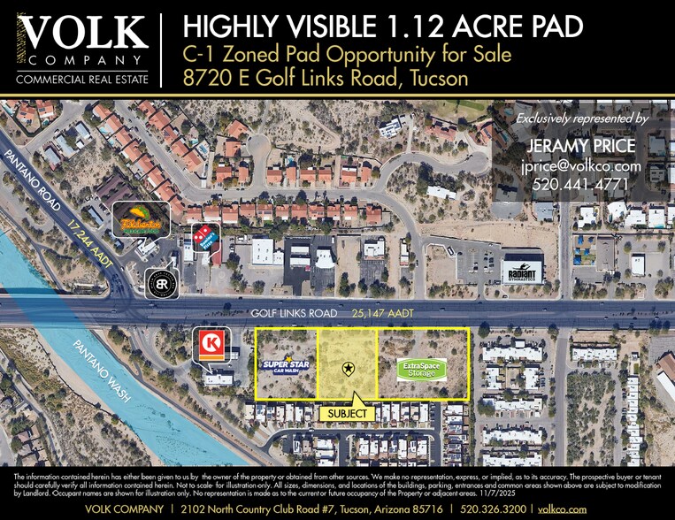 Primary Photo Of 8720 E Golf Links Rd, Tucson Land For Sale