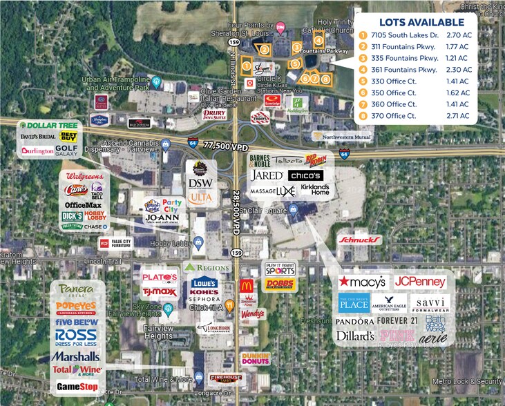 More Photos Of 7105 South Lakes Dr, Fairview Heights Land For Sale