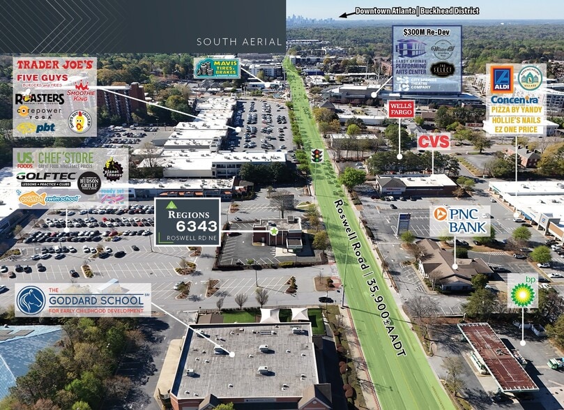 More Photos Of 6343 Roswell Rd NE, Sandy Springs General Retail For Sale