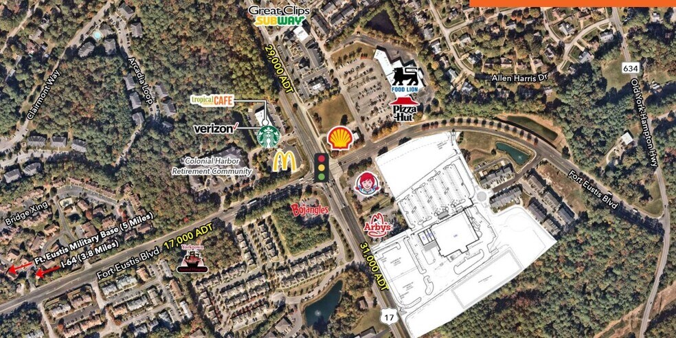 Primary Photo Of TBD Fort Eutis Blvd, Yorktown Storefront For Lease