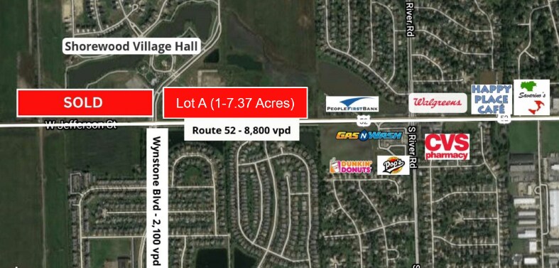 More Photos Of NEC Jefferson St. & Wynstone Blvd, Shorewood Land For Sale