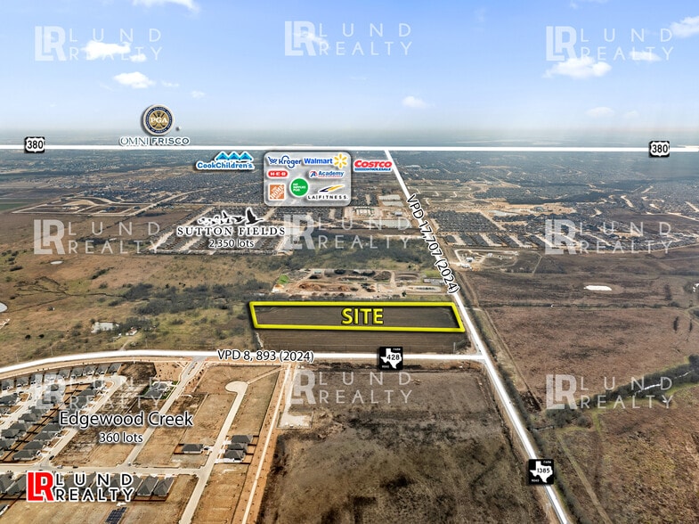 More Photos Of 9.485 Ac Corner FM-1385 & FM-428, Celina Land For Sale