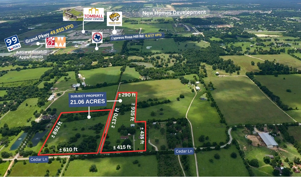 More Photos Of 20131 Cedar Ln, Tomball Land For Sale