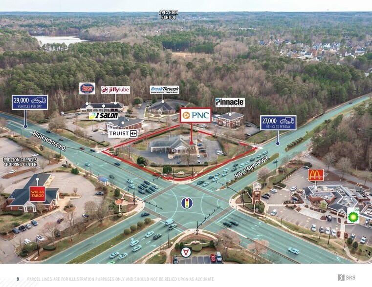 999 High House Rd, Cary, NC 27513 Bank For Sale