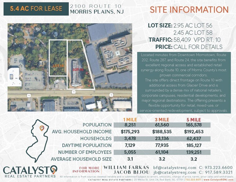 More Photos Of 2100 NJ-10, Morris Plains Land For Lease