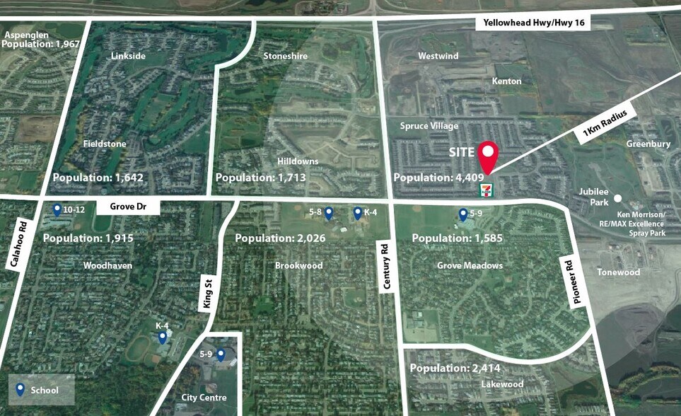 More Photos Of 5 Spruce Village Way, Spruce Grove Storefront For Lease