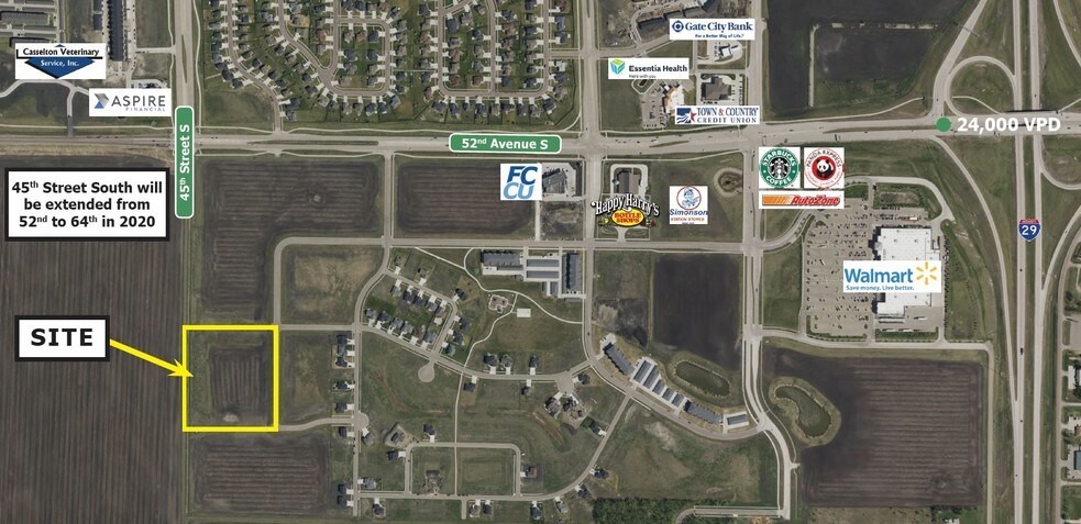 Primary Photo Of 5401 S 44th St, Fargo Land For Sale