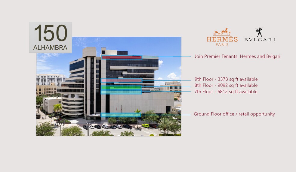 More Photos Of 150 Alhambra Cir, Coral Gables Office For Lease