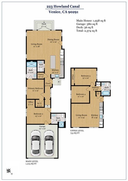 More Photos Of 223 Howland Canal, Venice Multifamily For Sale