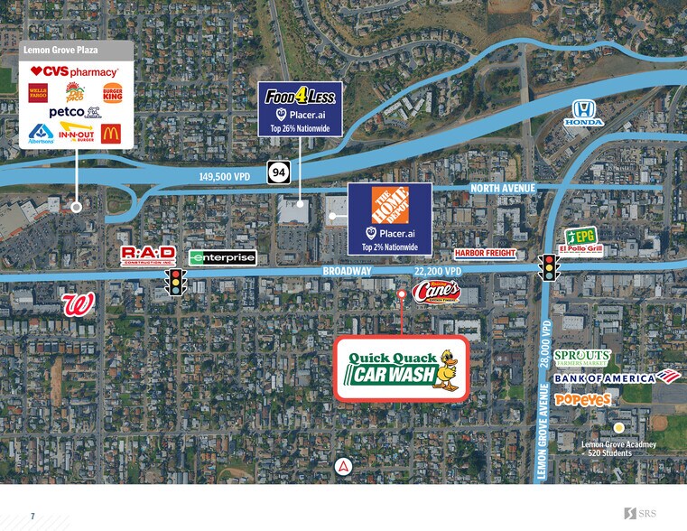 More Photos Of 7559 Broadway, Lemon Grove General Retail For Sale