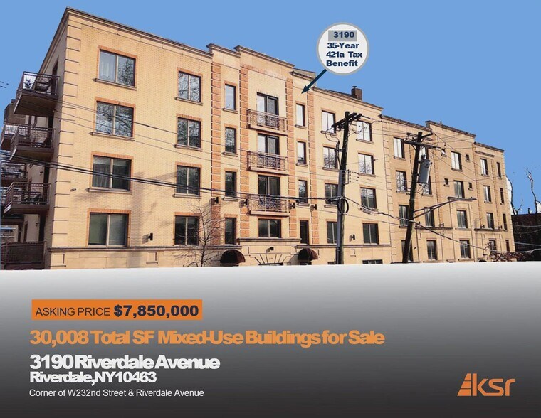 Primary Photo Of 3190 Riverdale Ave, Bronx Apartments For Sale