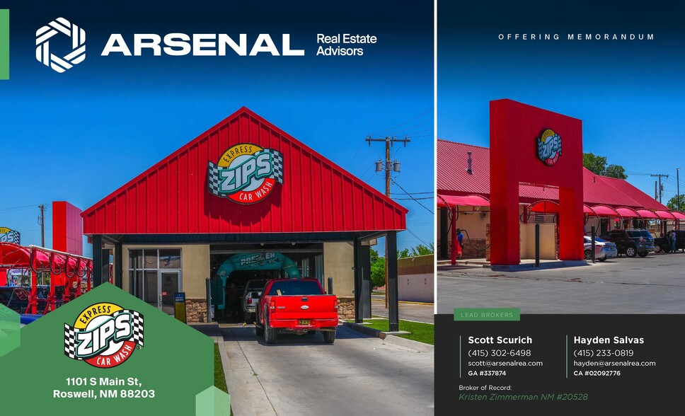 Primary Photo Of 1101 S Main St, Roswell Carwash For Sale