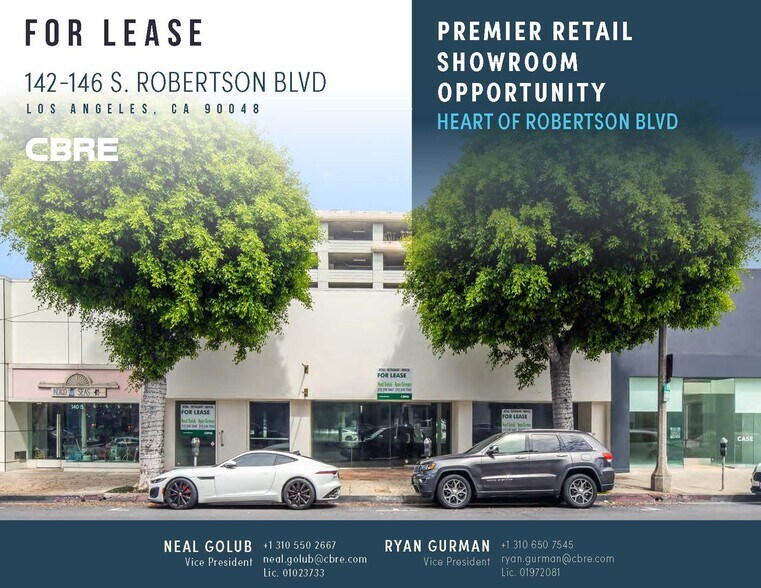 Primary Photo Of 146 S Robertson Boulevard, Los Angeles Storefront For Lease