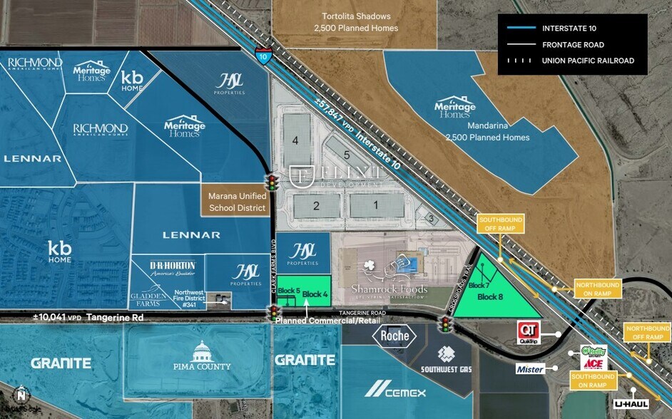 Primary Photo Of NWC I-10 and Tangerine Rd, Marana Land For Sale