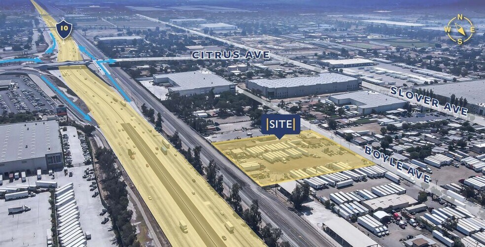 Primary Photo Of 15810 Boyle Ave, Fontana Land For Lease