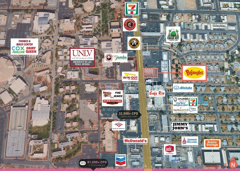 More Photos Of 4650 S Maryland Pky, Las Vegas Freestanding For Sale