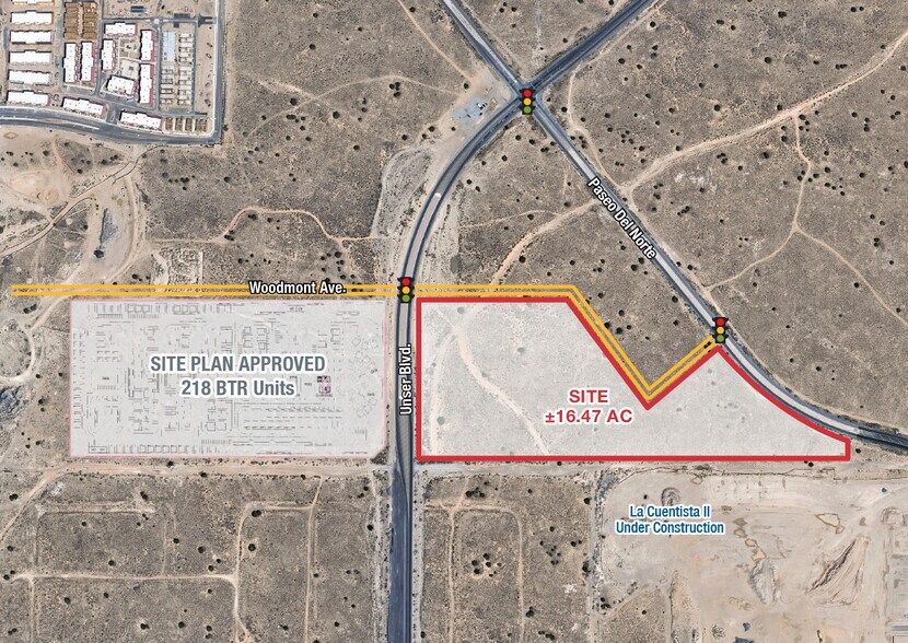 Primary Photo Of Unser Blvd @ Paseo del Norte, Albuquerque Land For Sale