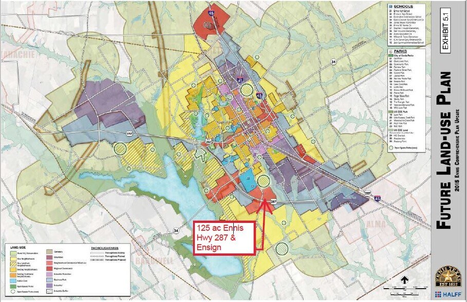 More Photos Of Ensign Road & Hwy 287, Ennis Land For Sale