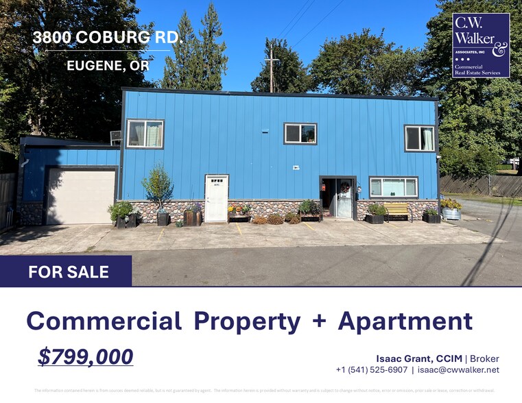 Primary Photo Of 3800 N Coburg Rd, Eugene Freestanding For Sale