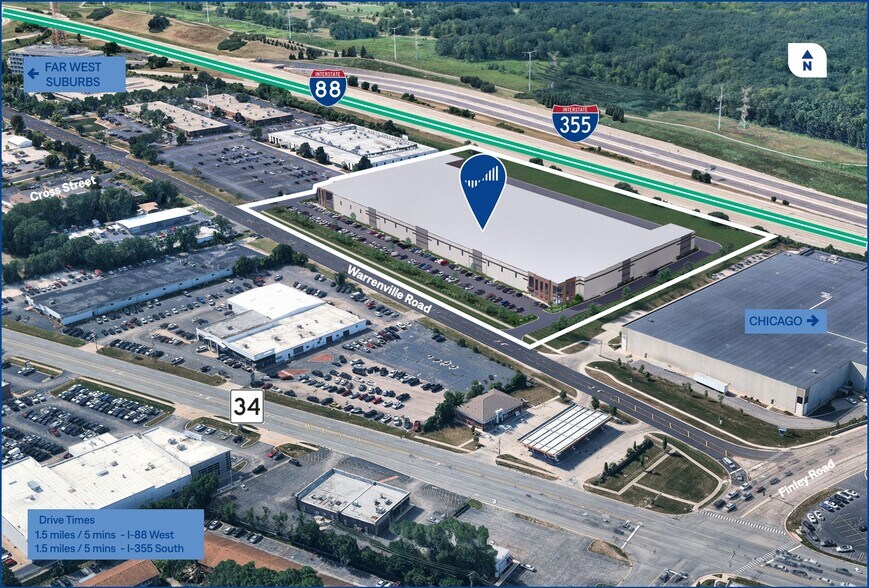 More Photos Of 2300 Warrenville Rd, Downers Grove Warehouse For Lease