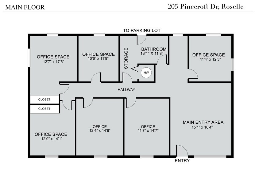 More Photos Of 205 Pinecroft Dr, Roselle Office For Sale