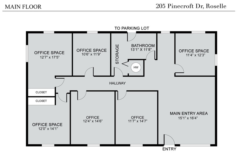 More Photos Of 205 Pinecroft Dr, Roselle Office For Sale