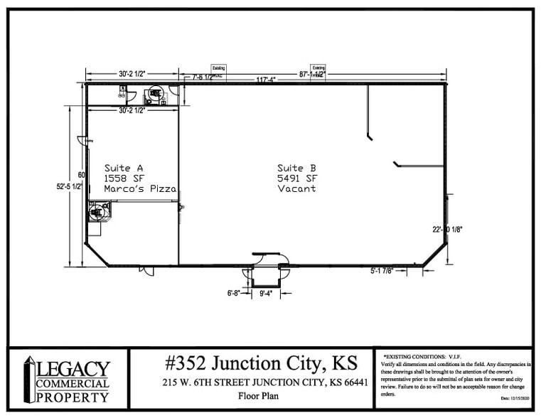 More Photos Of 215 W 6th St, Junction City Freestanding For Lease