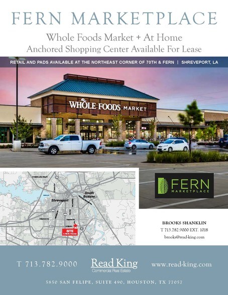 More Photos Of Fern Marketplace @ E 70th St, Shreveport Land For Sale