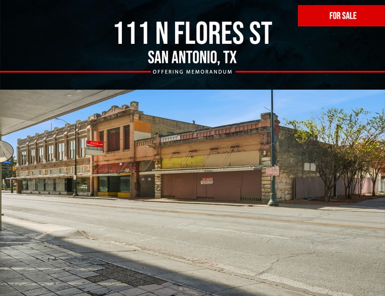 Primary Photo Of 111-113 N Flores St, San Antonio Storefront Retail Residential For Sale