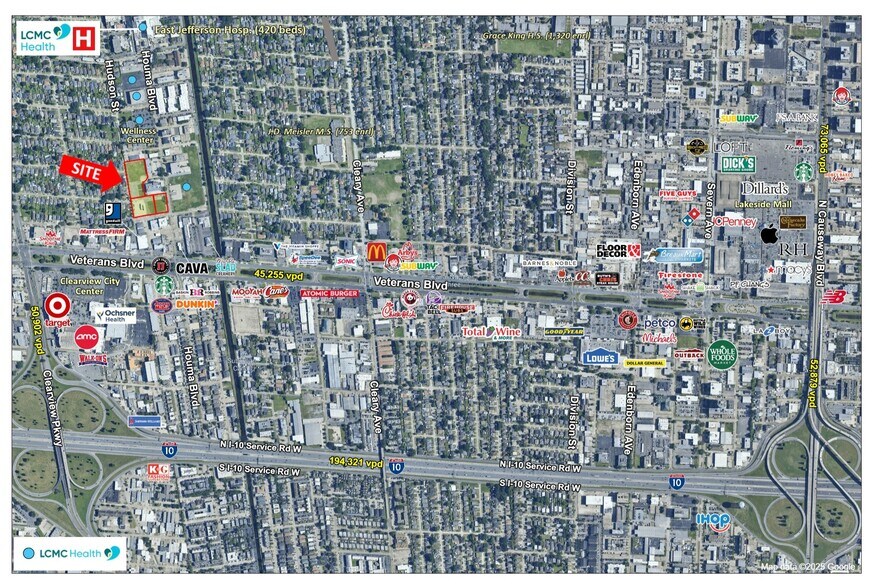 More Photos Of 3500 Houma Blvd, Metairie Land For Lease