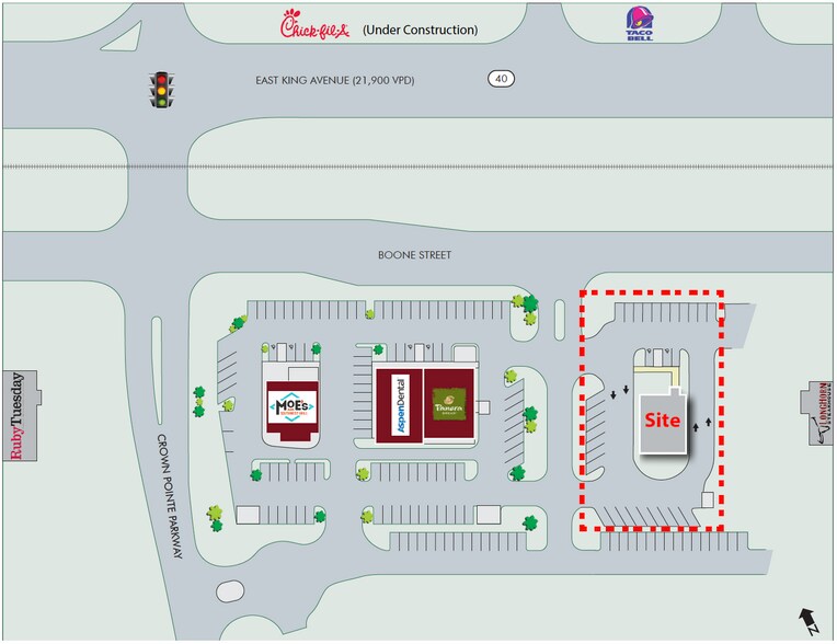 More Photos Of 111 Crown Pointe Pky, Kingsland Fast Food For Lease