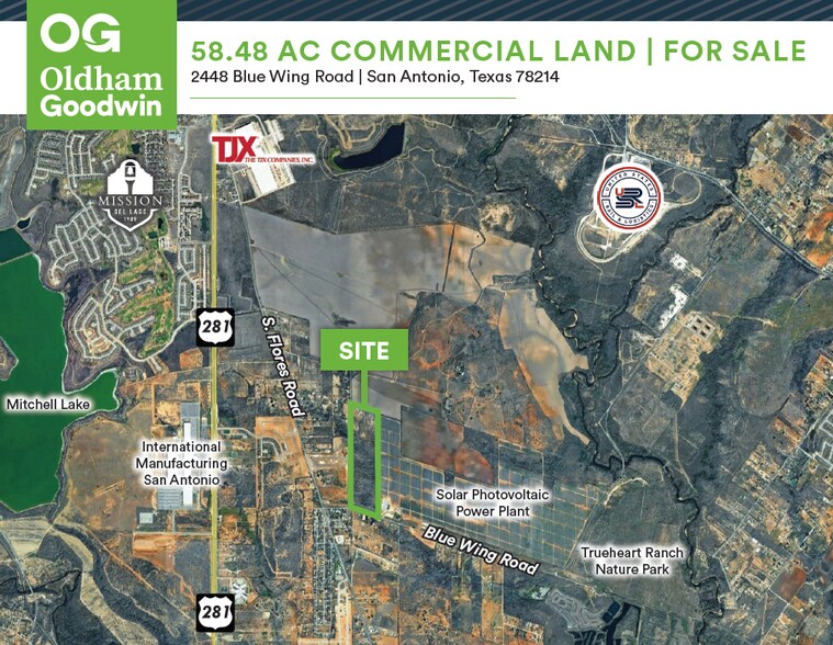 Primary Photo Of 2448 Blue Wing Rd, San Antonio Land For Sale