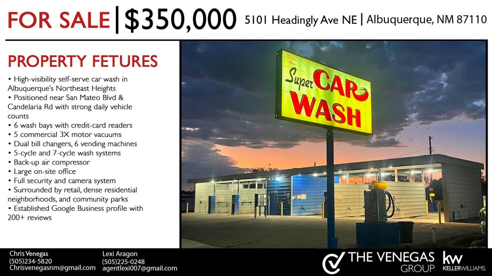 More Photos Of 5101 Headingly Ave NE, Albuquerque Carwash For Sale