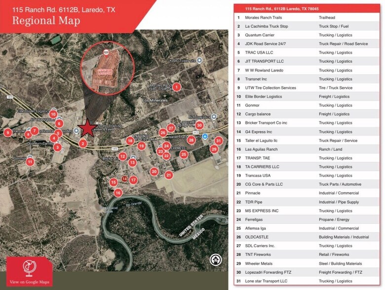 More Photos Of 115 Ranch Rd, Laredo Land For Sale