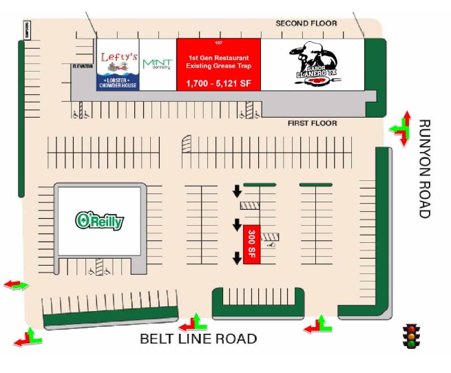 More Photos Of 4021 Belt Line Rd, Addison General Retail For Lease