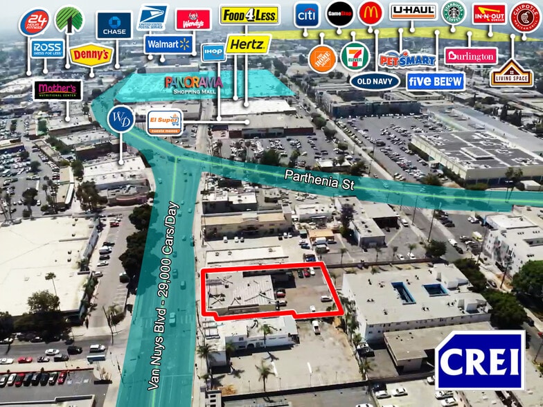 More Photos Of 8741-8747 Van Nuys Blvd, Panorama City Storefront Retail Office For Sale