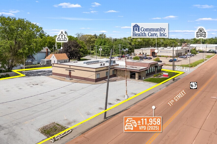 More Photos Of 2904 11th St, Rock Island Freestanding For Sale