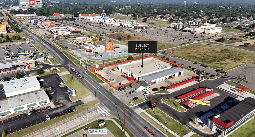 Primary Photo Of 6003-6007 SE 15th St, Midwest City General Retail For Sale